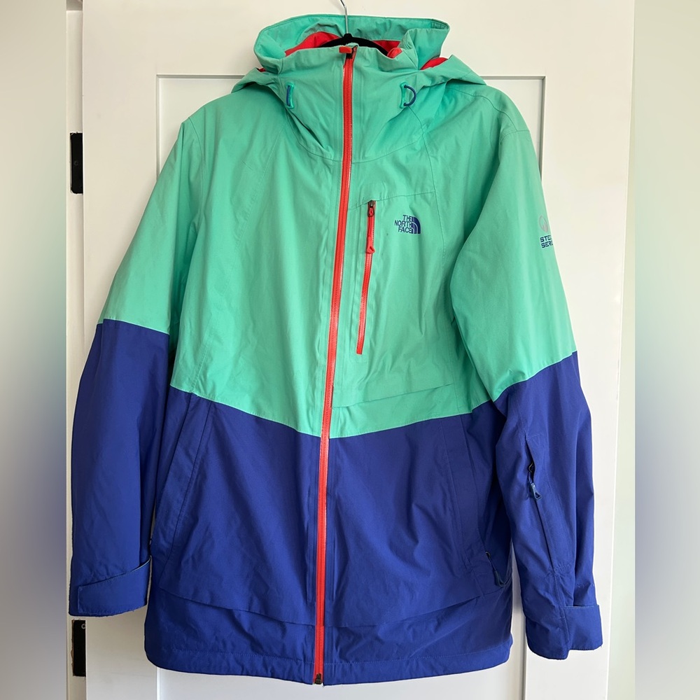 The North Face Aqua and Periwinkle Jacket